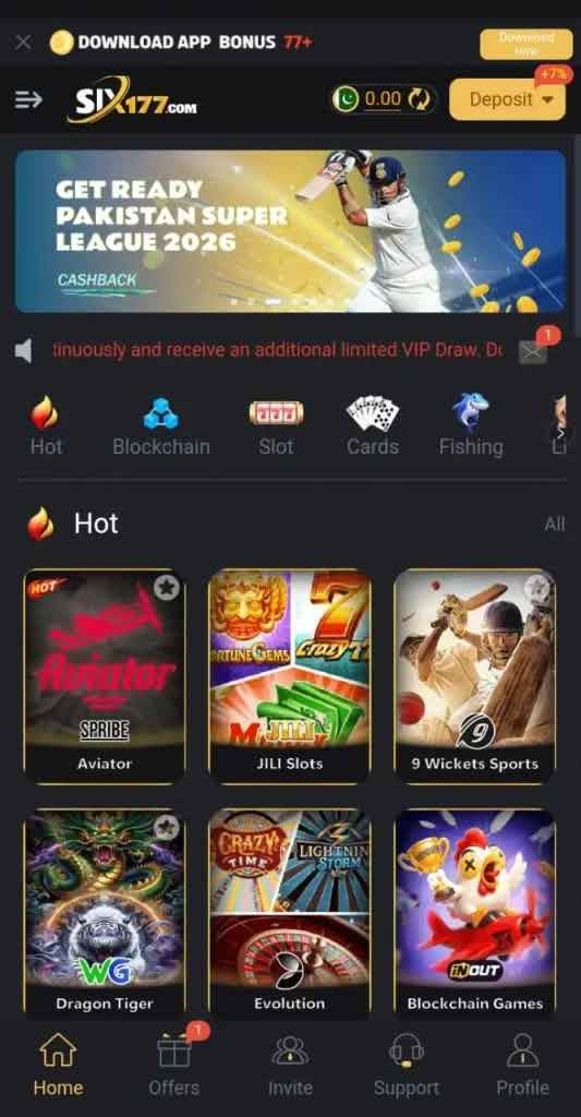 SIX 177 Game Pakistan Free Download Official Earning App 2026