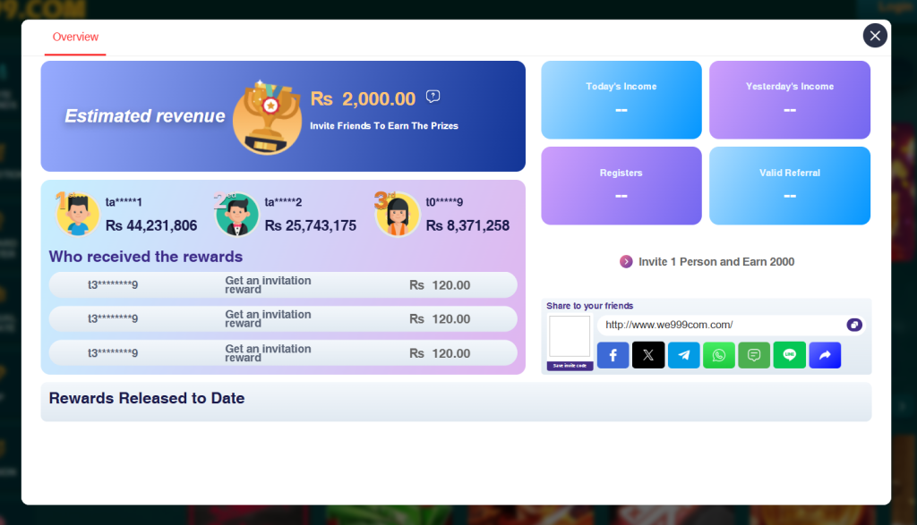 WE 999 Game Download Real Earning APK Latest Version 2026