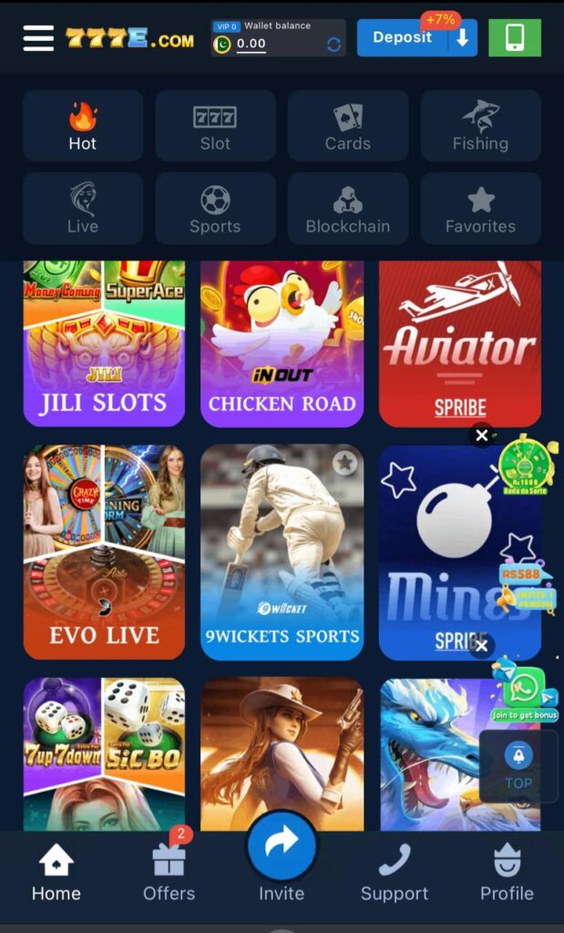 777 e Game Download (Official Real Money App) for Android & iOS 2026