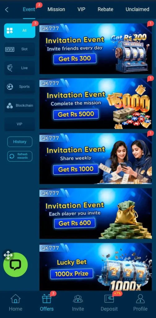 QK 777 Game Download (Top Earning App in Pakistan) for Android 2026