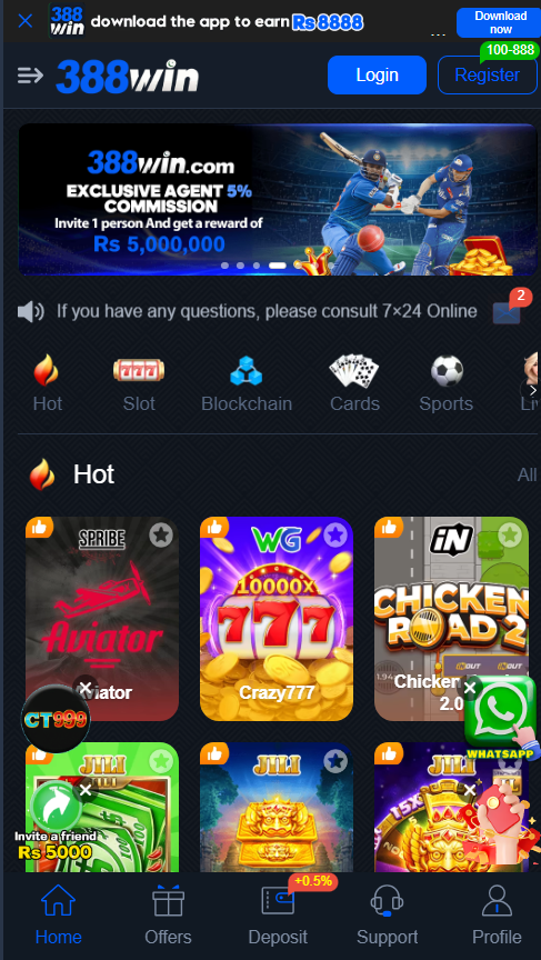 388 Win Game Download (Official Mobile App) for Android & iOS 2026