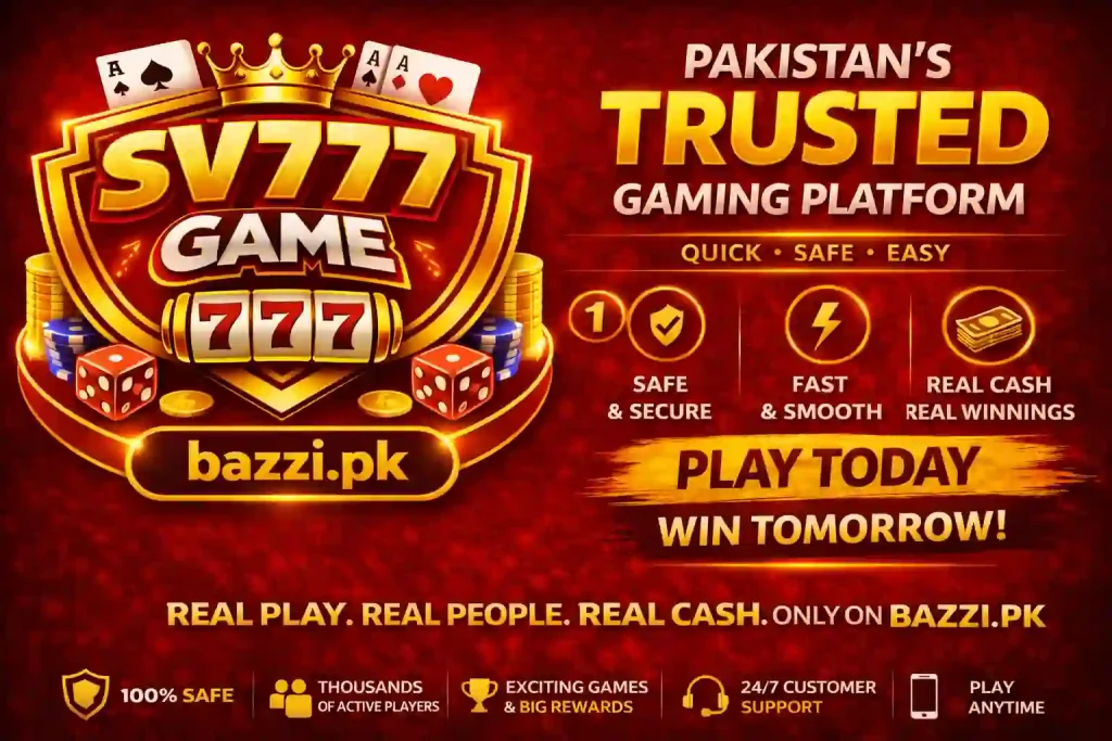 SV 777 Game Download Free Real Money App in Pakistan 2026