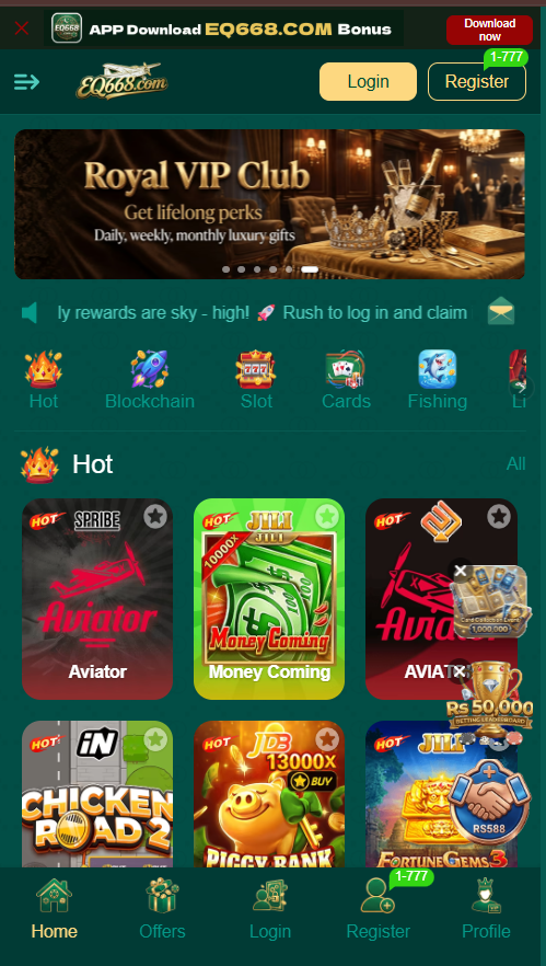 EQ 668 Game Download To Register And Login For Android in 2026